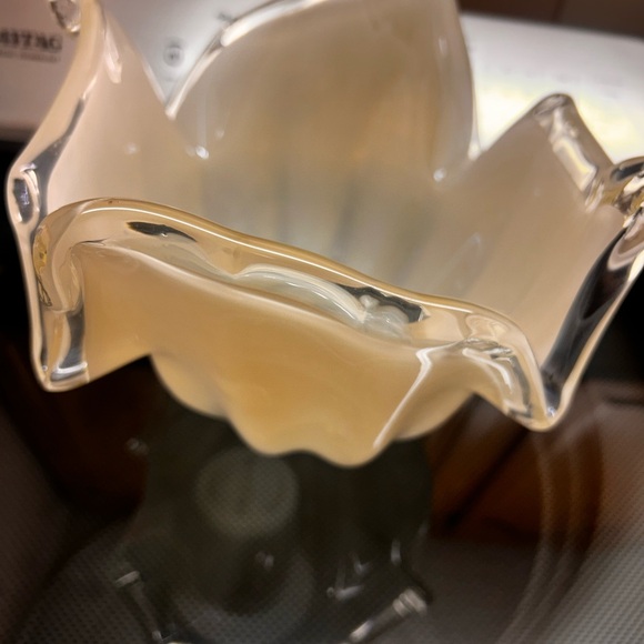 Neiman Marcus Murano Italian Floral Vase - Picture 2 of 5